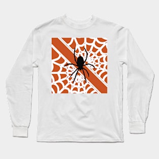 Halloween Spider Web Long Sleeve T-Shirt